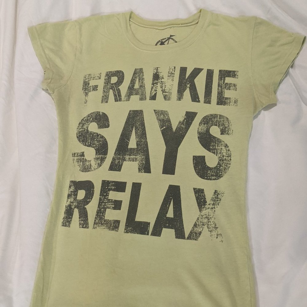 "Frankie Says Relax / Don't Do It" '80s fitted women's tee